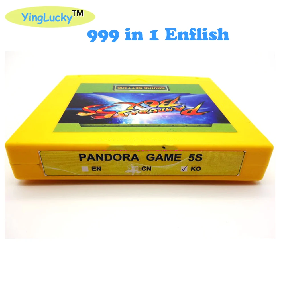 Yinglucky игровая коробка 5S 999 в 1/1299 в 1 MAME Jamma CGA VGA Pandora diy kit Аркада интимные аксессуары - Цвет: Белый