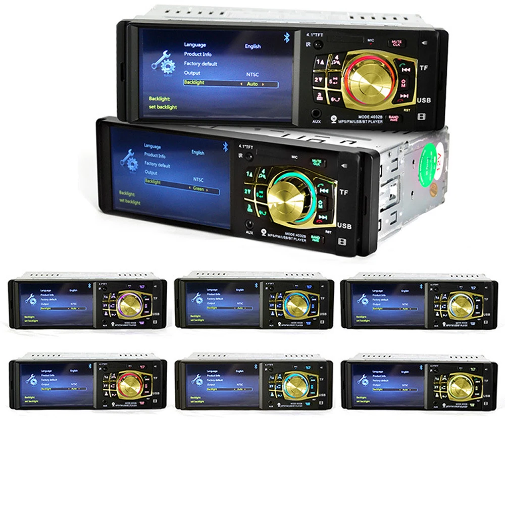 Новое поступление высокое качество 4 1 дюймов HD TFT Экран автомобиля Радио Стерео