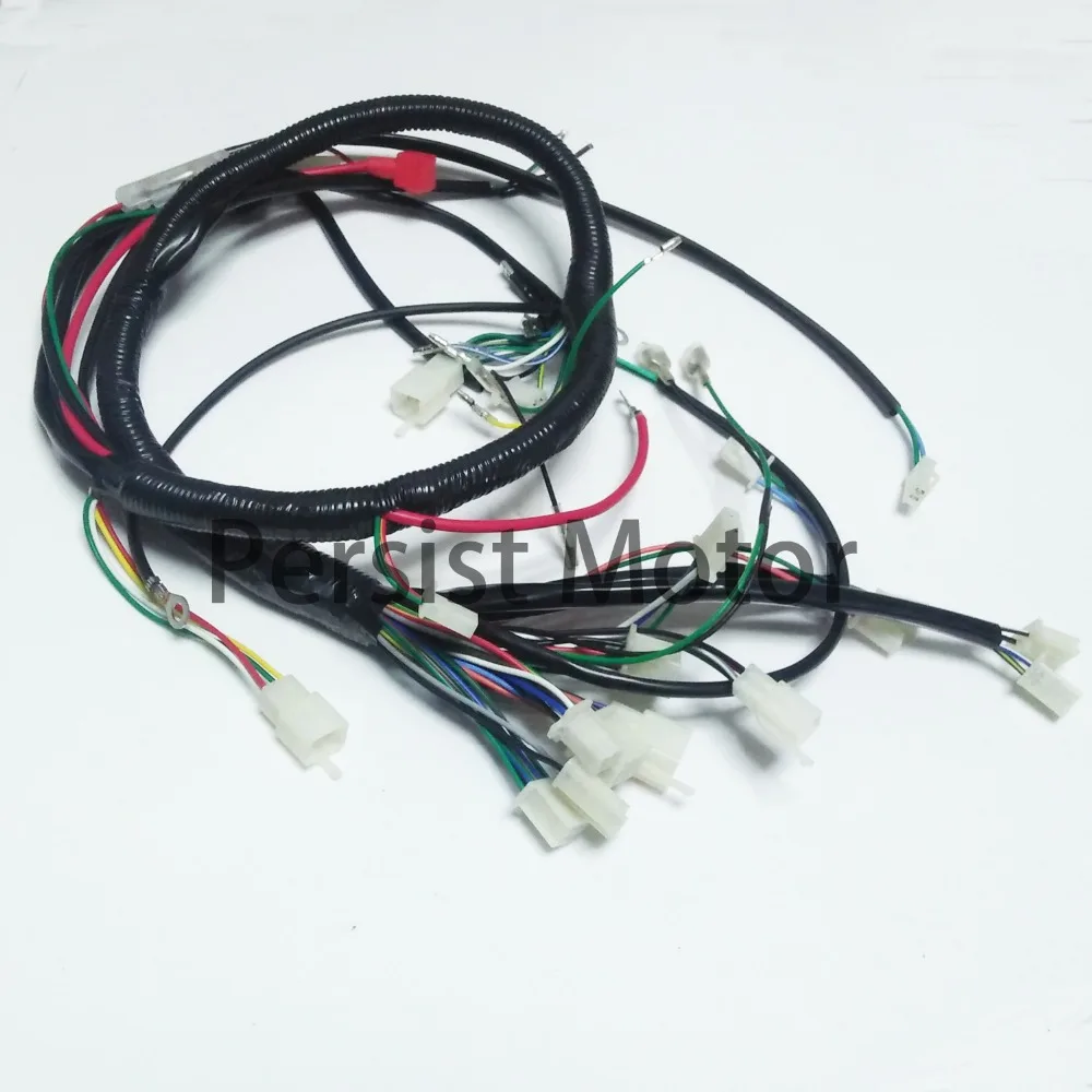 Электрический старт проводной Ткацкий Станок Жгут проводов 200cc 250cc 300cc ATV QUAD BIKE