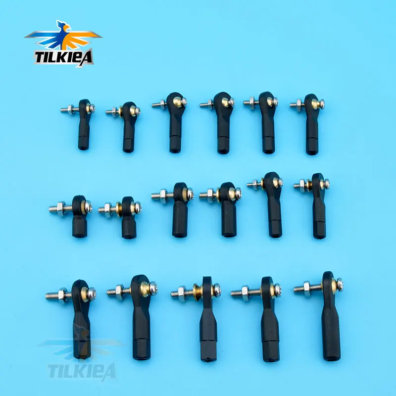 10PCS Plastic M2 M2.5 M3 Rod End / Ball Joint with Screw for RC Boat Airplane Car Truck Buggy Crawler | Игрушки и хобби