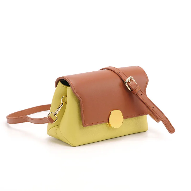 Модные женские сумки Bolso Mujer из натуральной кожи, сумка через плечо с широким ремешком, цветные женские сумки через плечо с двумя ремешками