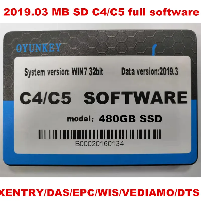 09 Лучшее Качество MB STAR C4 с программным обеспечением последней X-ENTRY 480 ГБ SSD MB SD Подключение компактный 4 диагностический инструмент DHL - Цвет: 480GB SSD