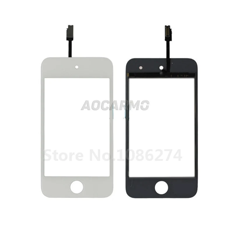 Цифровой преобразователь Aocarmo для iPod Touch 4 Белый/Черный сенсорный экран |