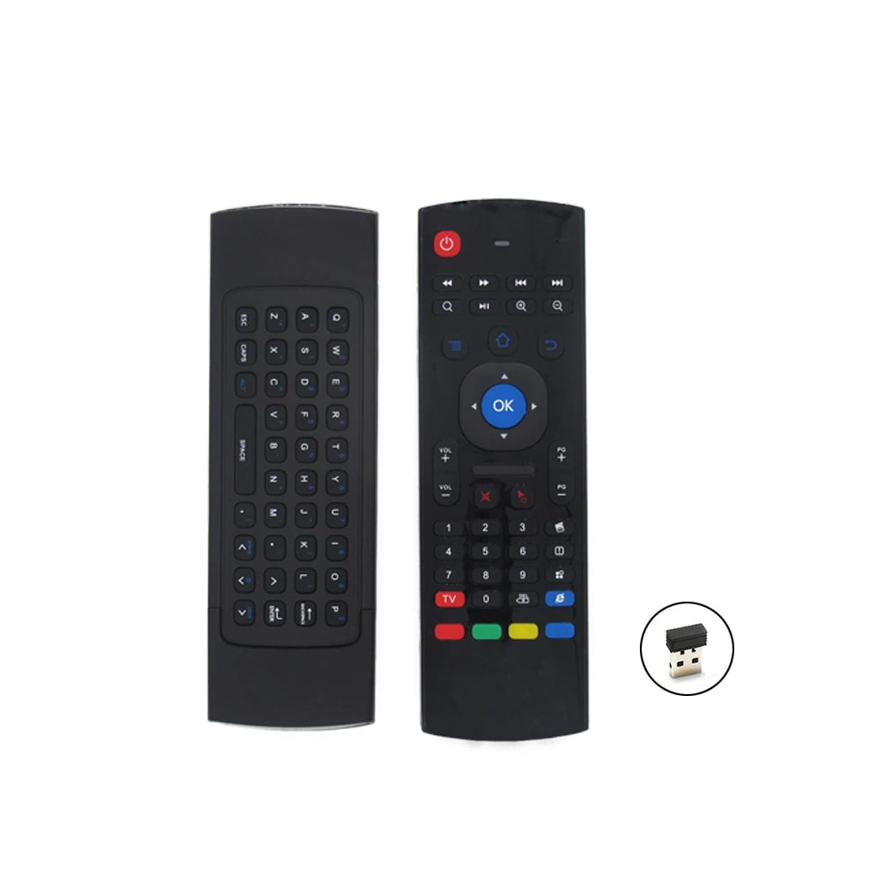 Беспроводная клавиатура MX3 Air Mouse пульт дистанционного управления 2 4 ГГц