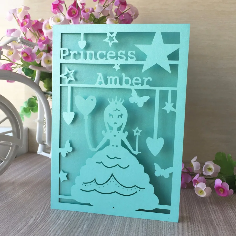 30 шт. свадебные приглашения лазерная резка пригласительная карта для розовой