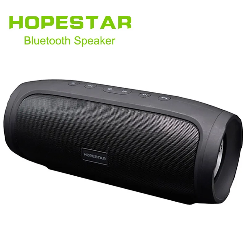 HOPESTAR H14 Charge3 Bluetooth динамик открытый беспроводной портативный сабвуфер бас звук PowerBank Громкий динамик для телефона TF AUX USB - Цвет: black without box