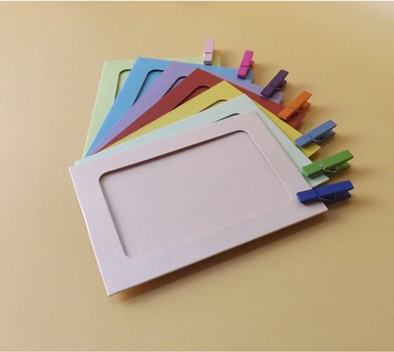 Бесплатная доставка (10 шт./партия) 5-дюймовая фоторамка флуоресцентные цвета