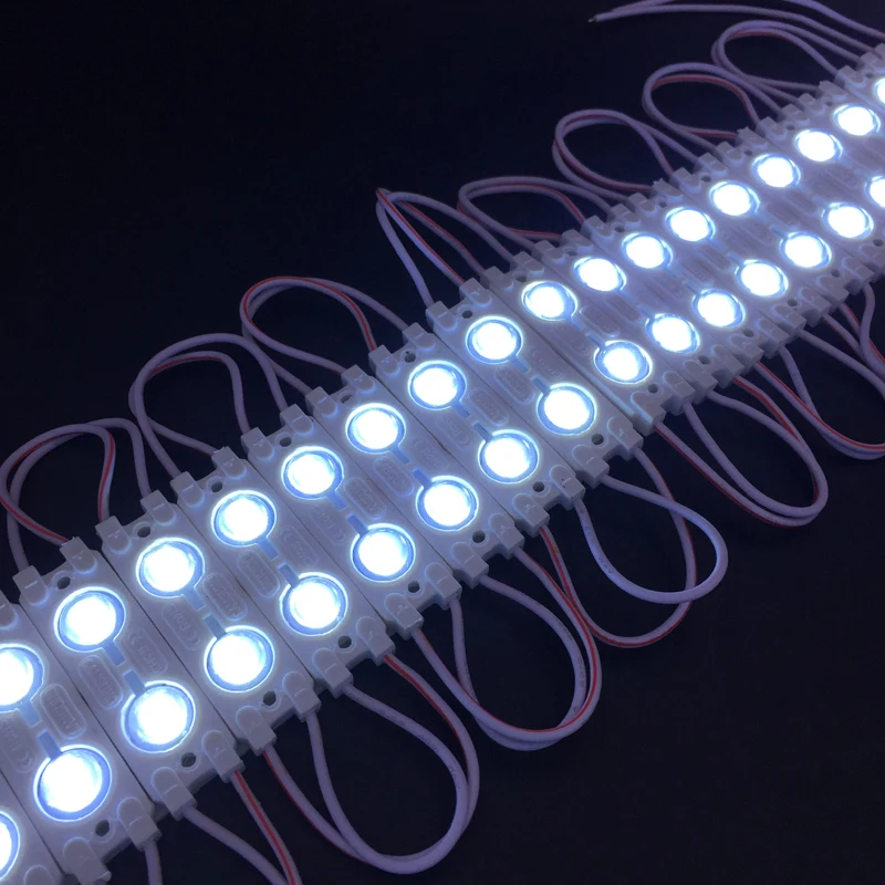 20 шт. DC 12 В 5630 SMD 2 впрыскиваемый светодиодный модуль белый/теплый