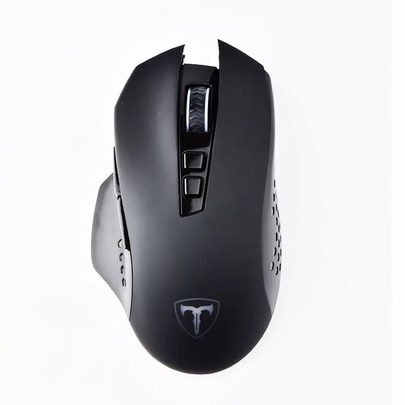 2,4 ГГц Беспроводной X11 Usb оптическая эргономичная игровая Мышь 800/1200/1600/2000/4800 Точек на дюйм+ 7 кнопок игровая мышь для геймеров ноутбук компьютер - Цвет: Black