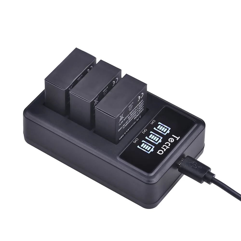 Аккумулятор Tectra 3 7 в/1600 мА · ч + зарядное устройство со светодиодной подсветкой USB