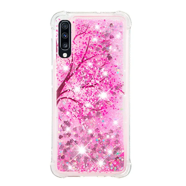 Cherry blossoms Мягкий модный силиконовый чехол для телефона samsung A70 50 40 40s 30 20 10 8 с воздушной подушкой - Цвет: Cherry blossoms
