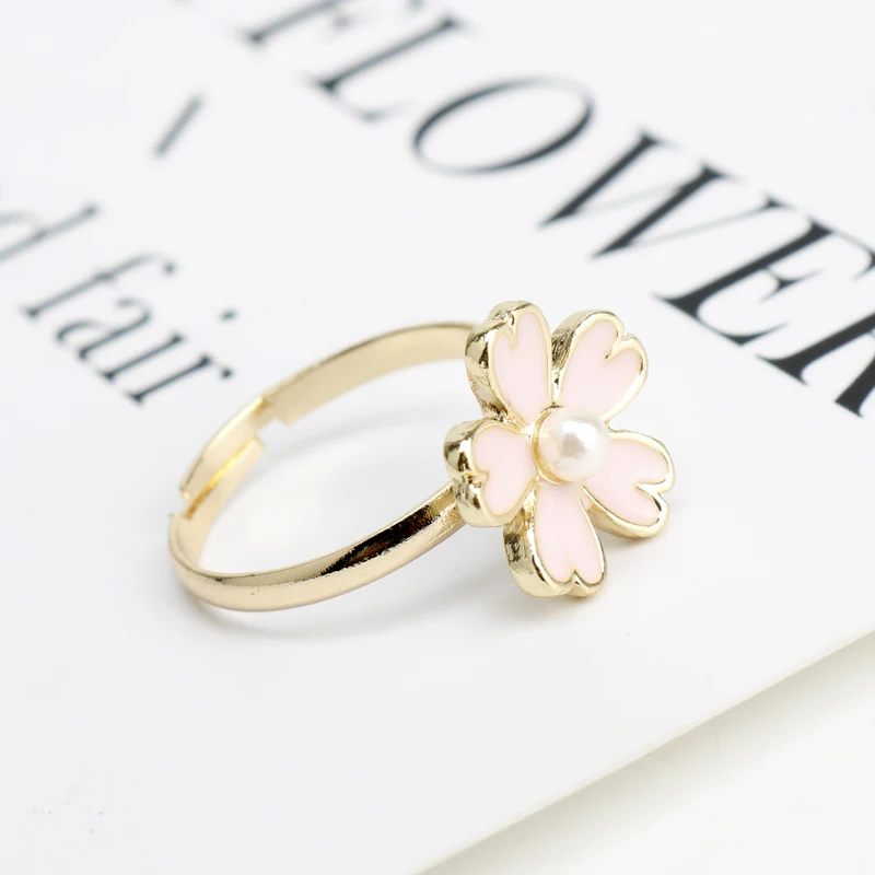 Красивые женские аксессуары dongsheng красивое регулируемое кольцо с цветком