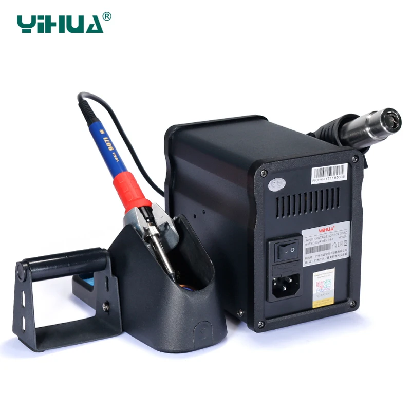 YIHUA 995D паяльная станция 60W большого паяльник для подключения к 650 Вт горячий
