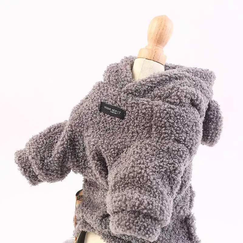 FENG PEI 2018 Cute Dog Cat Puppy Clothes Chihuahua Clothing Jacket for Small Medium Dogs Soft Fleece Winter Pet Costume |