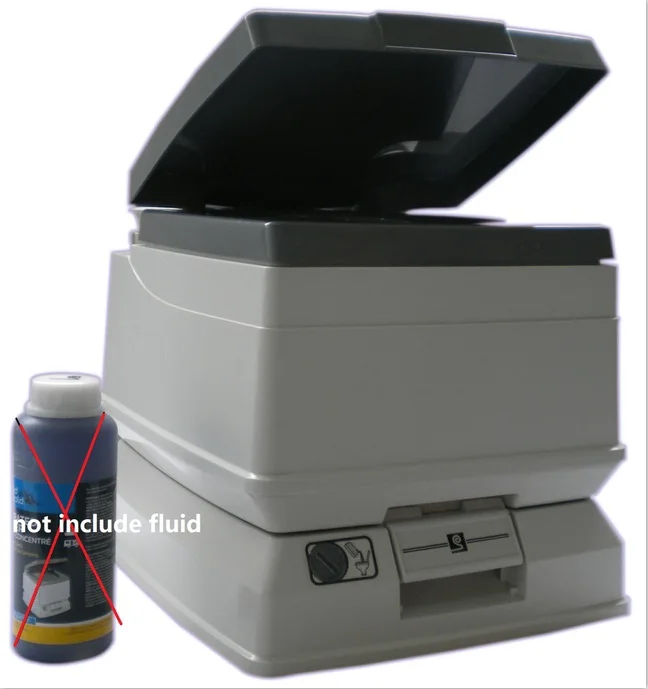 Портативный полимерный туалет для дома и путешествий 8 л|toilet water fill valve|toilet prankgift