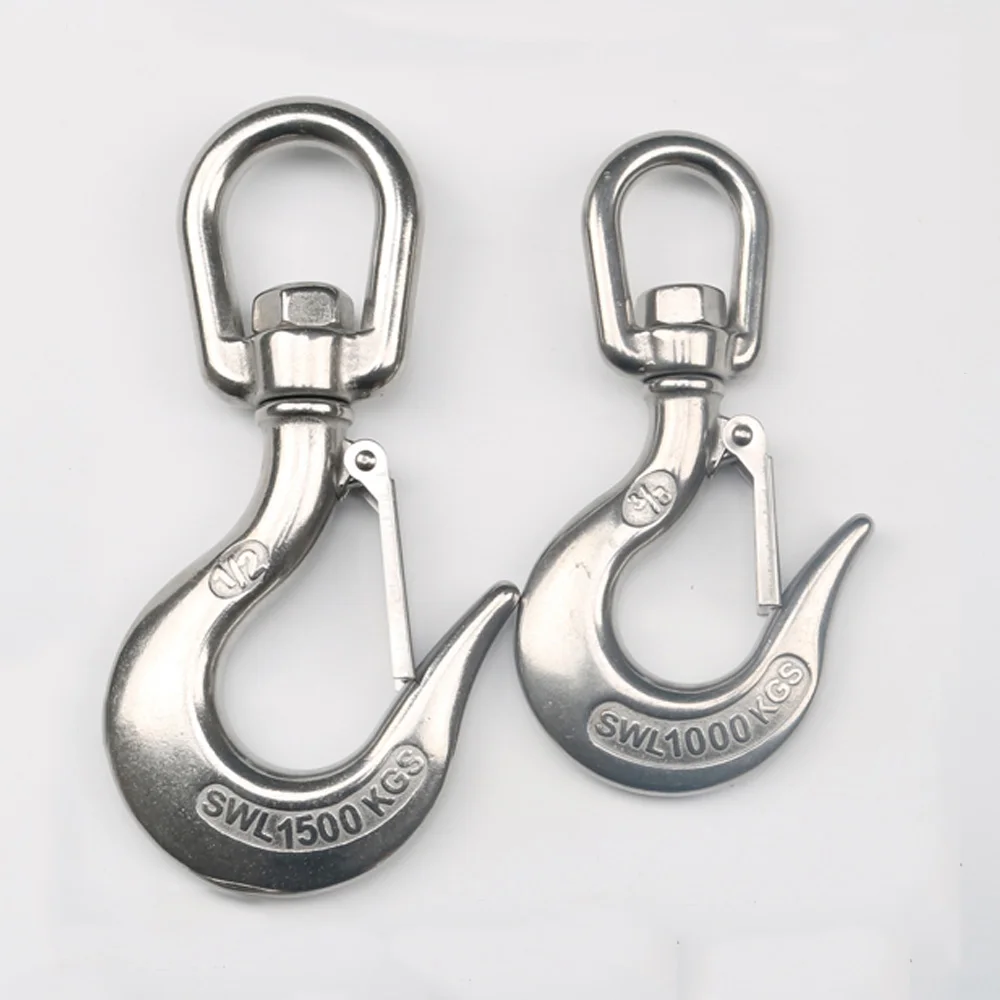 2 шт. нержавеющая сталь 304 морской подъемный глаз поворотный кран крючки морская