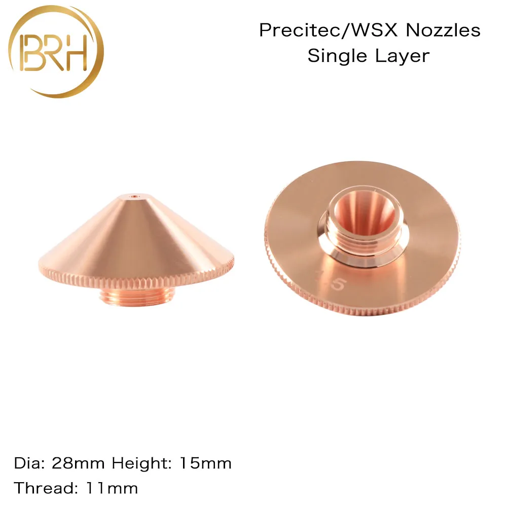 Лазерная насадка BRH Precitec WSX одинарный/двухслойный диаметр 28 мм 0 8-5 IPG/Highyag/Precitec