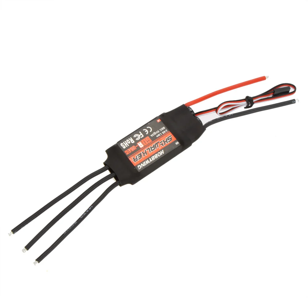 Оригинальный HOBBYWING SkyWalker 60A Бесщеточный Регулятор скорости ESC с UBEC | Игрушки и