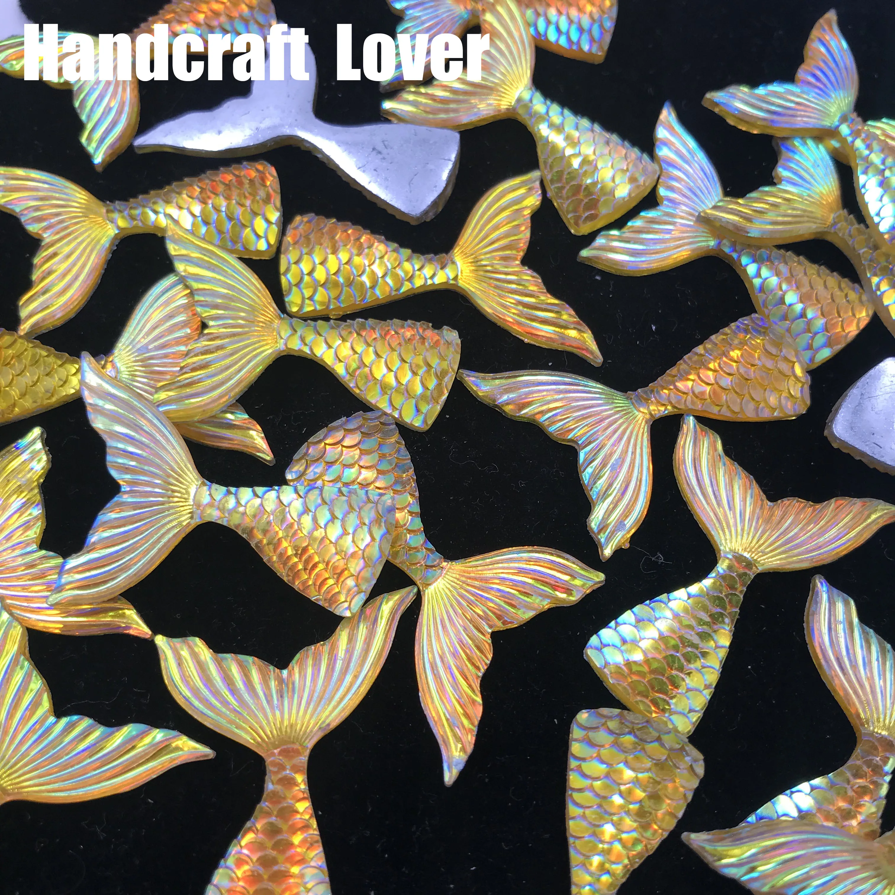 DIY ювелирные аксессуары рыбья чешуя &quotРусалка&quot хвост смолы свадьба и Русалка