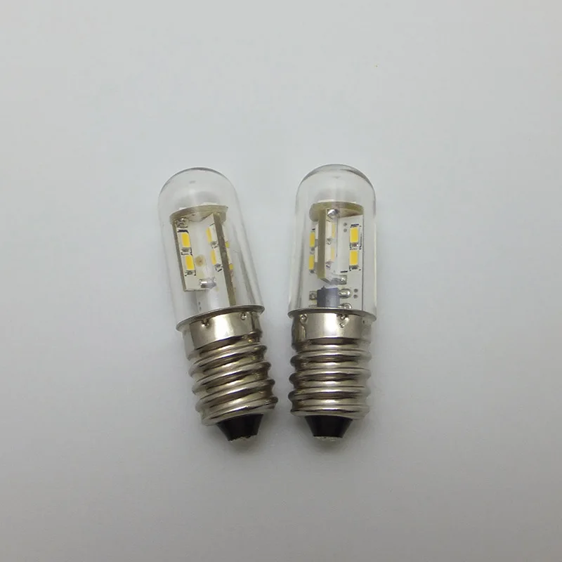 AMYWNTER T15 E14 светодиодный лампы SMD 1 W хрустальная люстра 12 V 24 V 60 V светильник Кукуруза лампы кулон холодильник свет