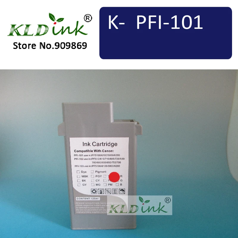 

KLDINK - PFI-101R Red Compatible Ink Cartridge ( 0889B001 Ink)