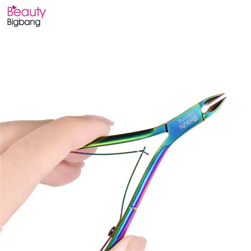 BeautyBigBang щипчики для кутикулы кусачки Радужная машинка для стрижки ногтей Ножницы для удаления омертвевшей кожи инструмент для маникюра