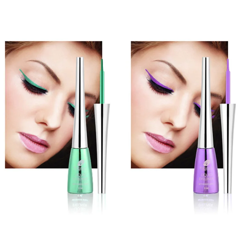 Hot Sale Liquid Eyeliner Color Makeup Metallic Shiny Eyes Eyeshadow Waterproof Glitter |