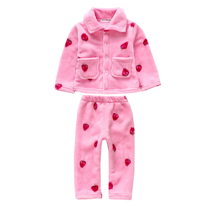 Детские пижамы 2018 г. новые зимние детские удобные фланелевые для дома пижамные