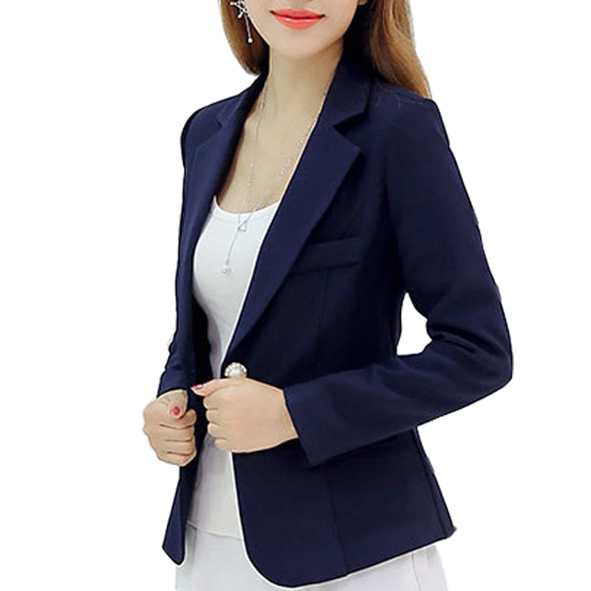 Новинка приталенные женские блейзеры и куртки с длинным рукавом маленький