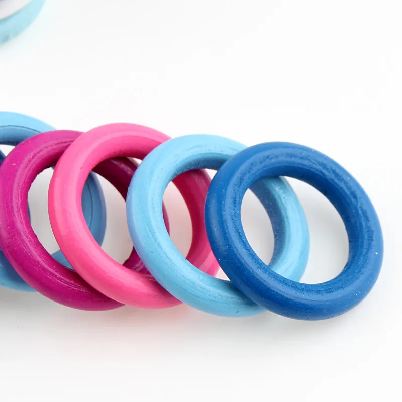 20 шт. детские деревянные кольца-кольца 34 мм | Украшения и аксессуары