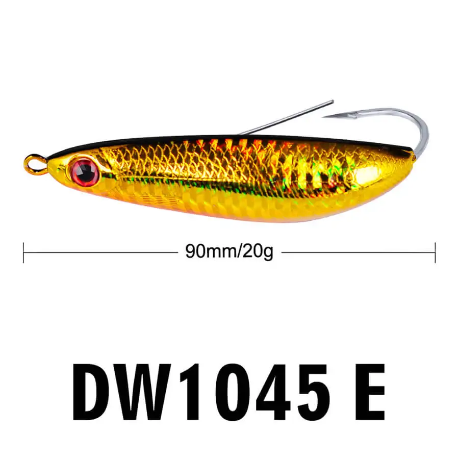 

6pcs 9cm/20g 3D Eyes Fishing Lure Bass Bait Spinner Sinking Pencil Artificial Plastic Crankbait Barbed Hook Saltwater Freshwater