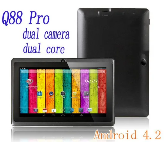 Оптовая продажа популярный allwinner Android планшетный ПК &quotQ88&quot-7-дюймовый дисплей A23