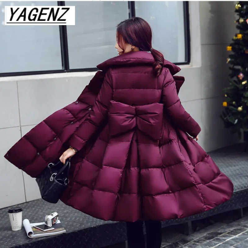 Зимняя хлопковая куртка с перьями Женская 2020 Высококачественная Длинная