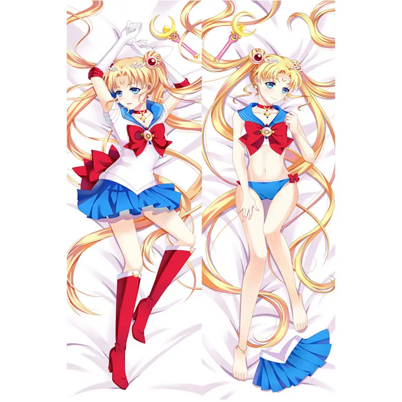 Peach skin С рисунком из аниме «Сейлор Мун», накидка для подушки, Chibiusa Усаги Цукино Dakimakura Чехол сексуальная девушка 3D двухсторонняя постельные принадлежности обниматься тела Чехол - Цвет: Peach skin