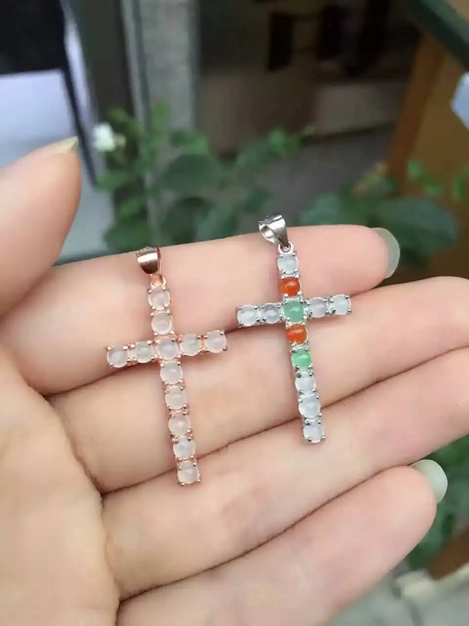 Ожерелье с подвеской из натурального драгоценного камня серебро 925 пробы|jewelry