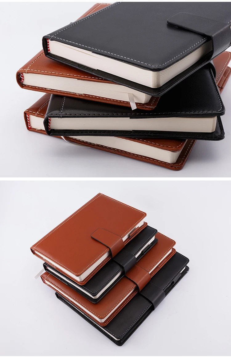 Классический деловой блокнот из искусственной кожи A5 Folios Padfolio, офисный бизнес-блокнот для путешествий