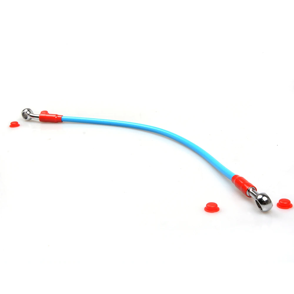 1000MM light bule Для Honda CRF 450 R/X CRF450R CRF450X CRF 450 R X KX250F тормозной шланг для мотоцикла трос гидролиния Тормозная Линия муфта Масляный шланг трубка - Цвет: 1000MM light bule