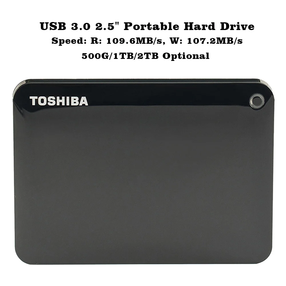 TOSHIBA Canvio 2 5 &quotвнешний жесткий диск ТБ HDD USB 3 0 HD портативный disco duro внешний для