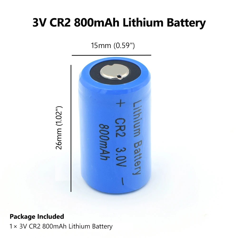 2 шт. литиевые аккумуляторы CR 800 мАч CR15H270 CR15266 CR2 3 в литиевая батарея для камеры
