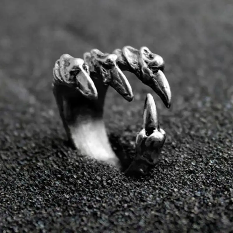 Мужские байкерские кольца в стиле панк рок винтажное готическое металлическое