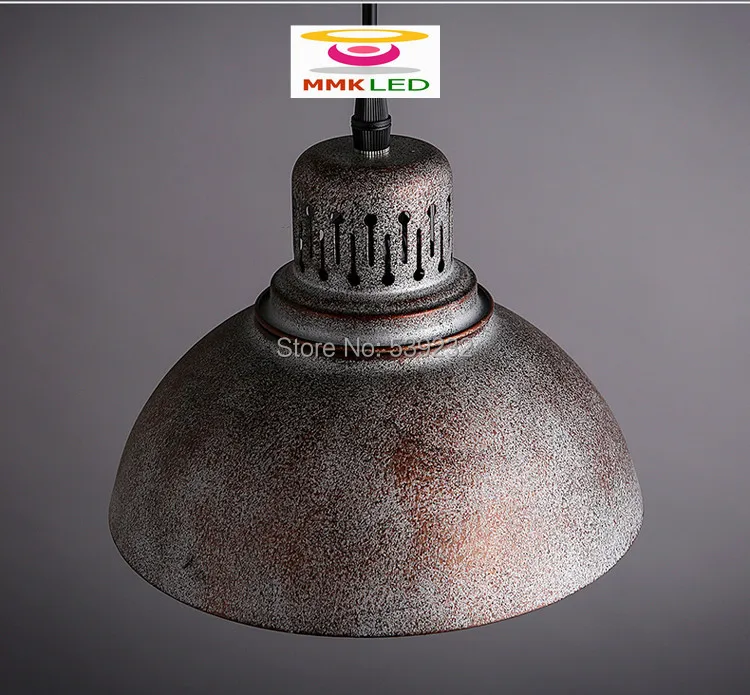 

American industrial loft retro lampshade Pendant Lights creative minimalist art Hanging light, D21.5cm AC110-240V