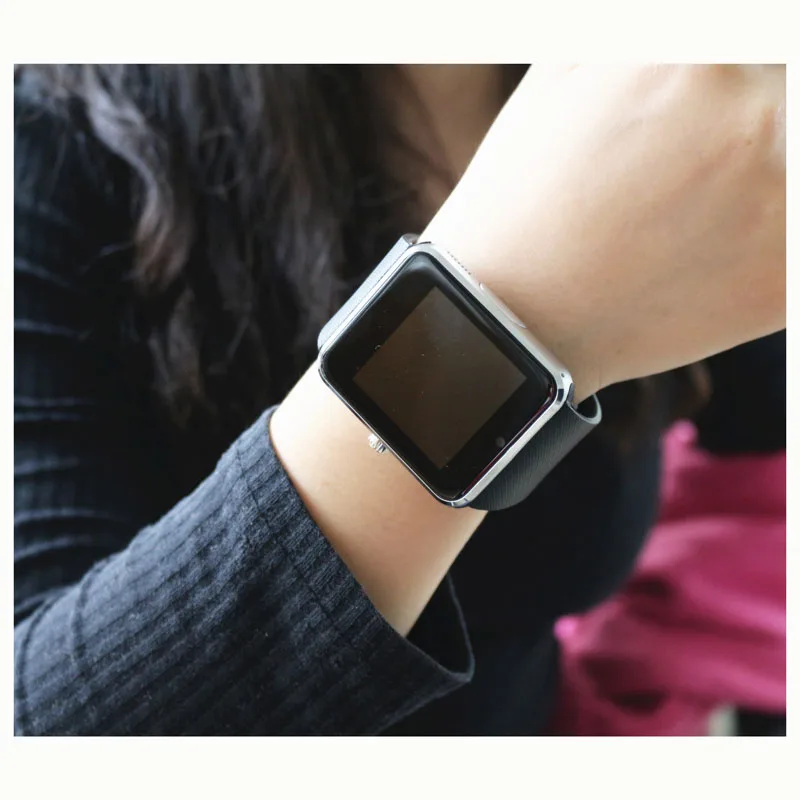 Zaoyi Лидер продаж GT08 Bluetooth Smart Часы Android SmartWatch сим карта фитнес Подключение телефона