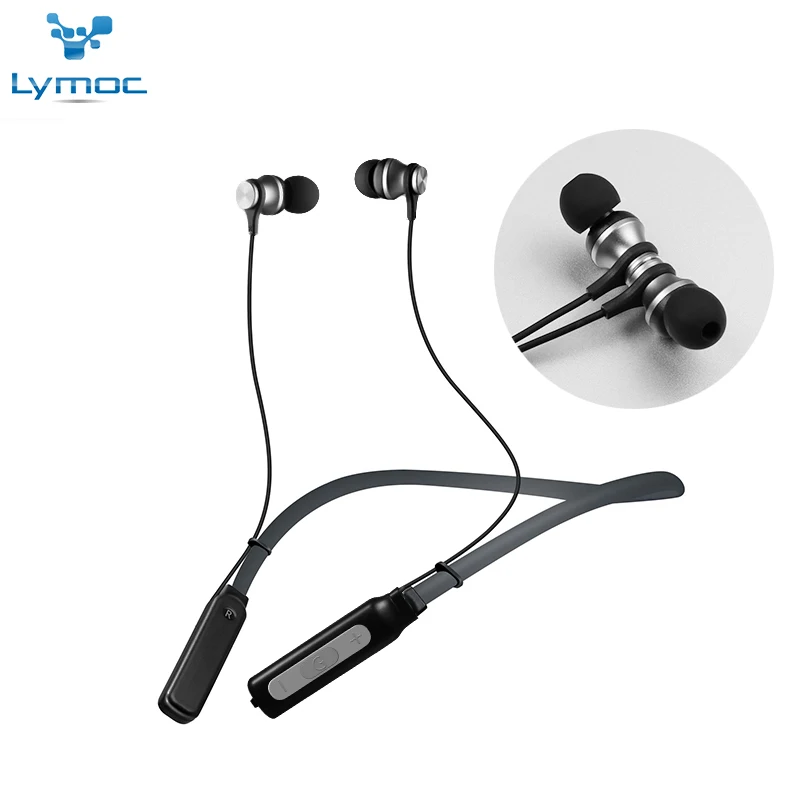 LYMOC наушники-воротник, Bluetooth, беспроводные наушники, магнит, динамические, неровные, бас, музыка, спорт, телефон, наушники, Handsfree MIC Apt-X