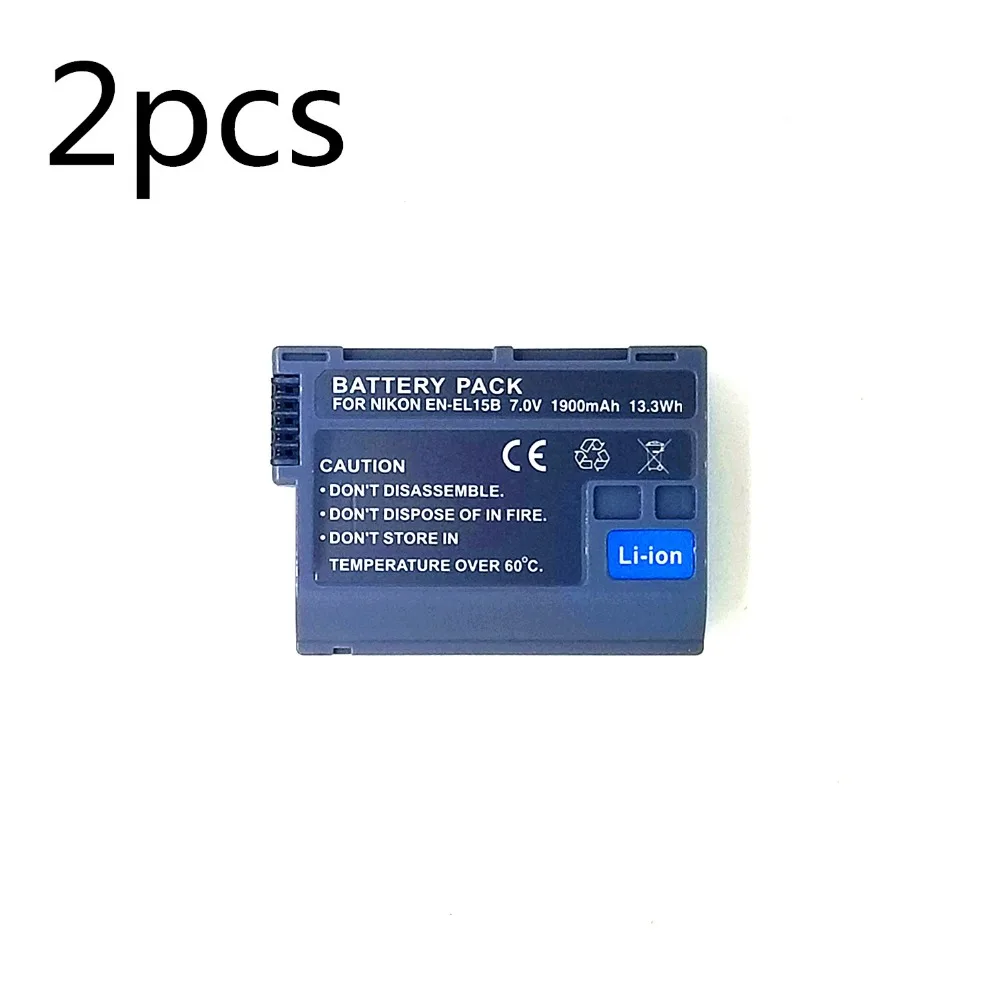 WHCYonline 2 шт. аккумулятор для цифровой камеры 1900 мАч Nikon Z7 Z6 D850 D810 D800 D750 D610 D600 D500