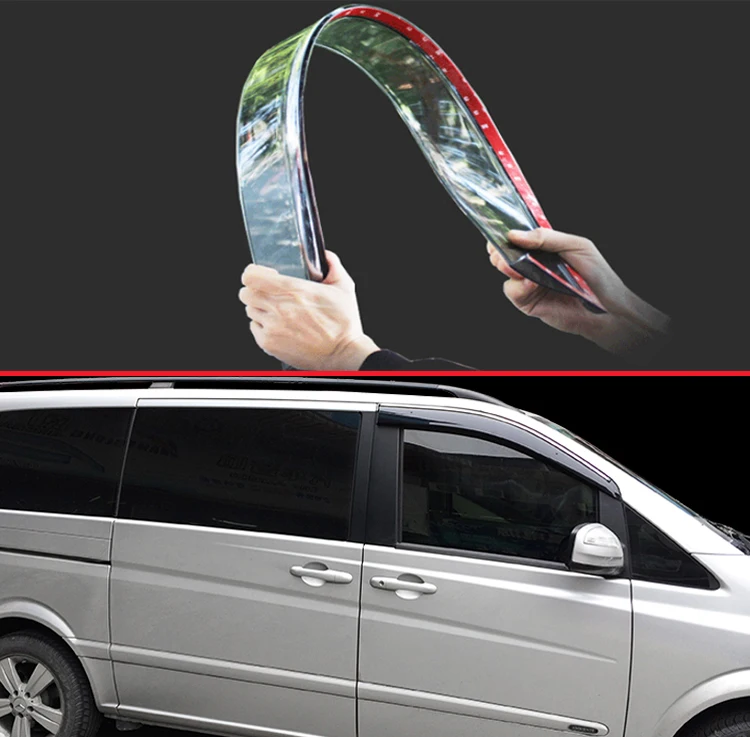 Для Mercedes-Benz Vito W447 V-Class Viano Valente Metris- оконный ветровой Дефлектор козырек Дождь/Защита от солнца вентиляционное отверстие 2 шт