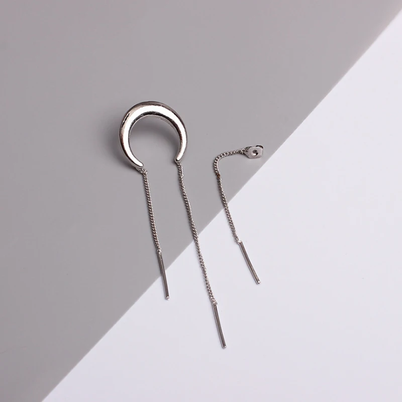 Популярные серьги с бахромой Poputton 1 шт. длинные висячие стандарта золота для