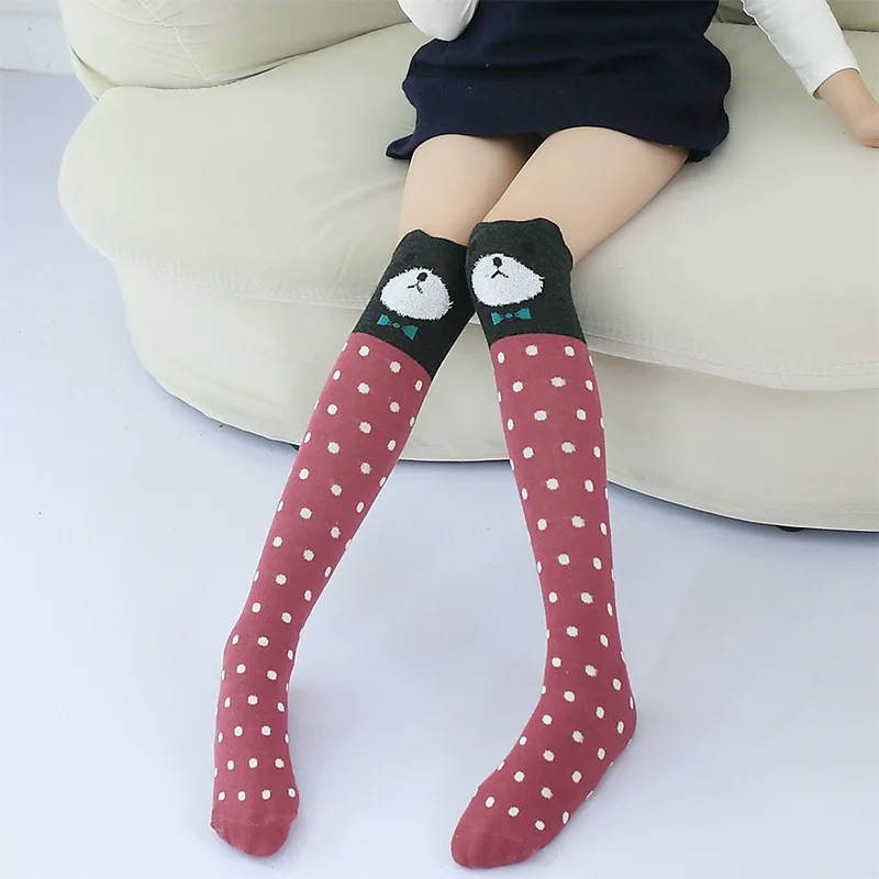 Женские весенние детские милые гольфы до колена чулки для маленьких девочек