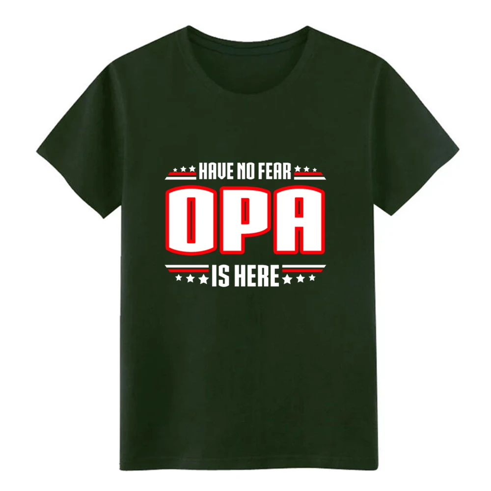 Мужская футболка Opa Have no fear opa is here awsome дизайнерская хлопковая Футболка