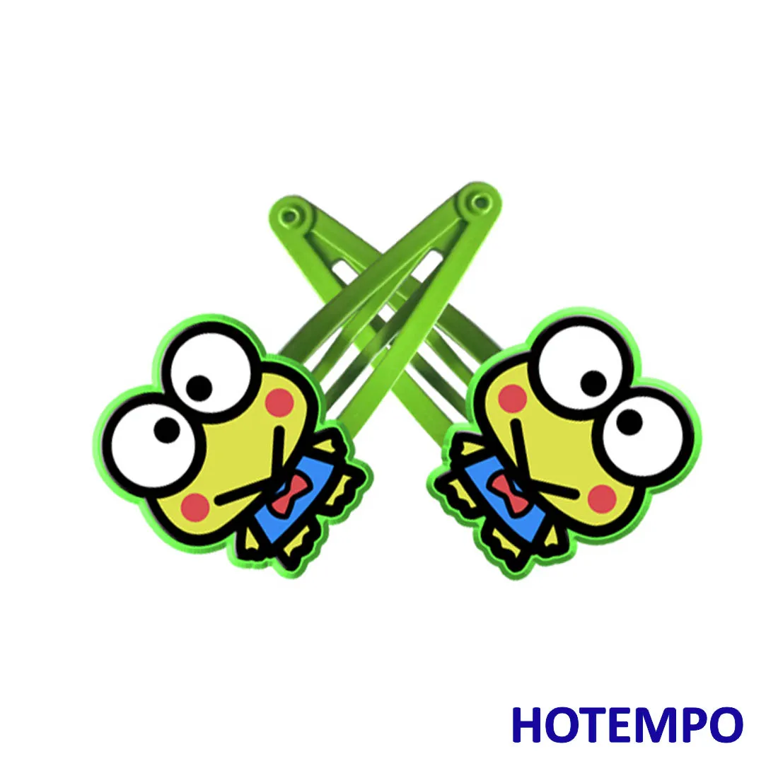 Япония милый мультфильм Kerokero Keroppi волосы для куклы аксессуары Kawaii лягушка шпильки эластичные волосы резинки клип для детей подарок
