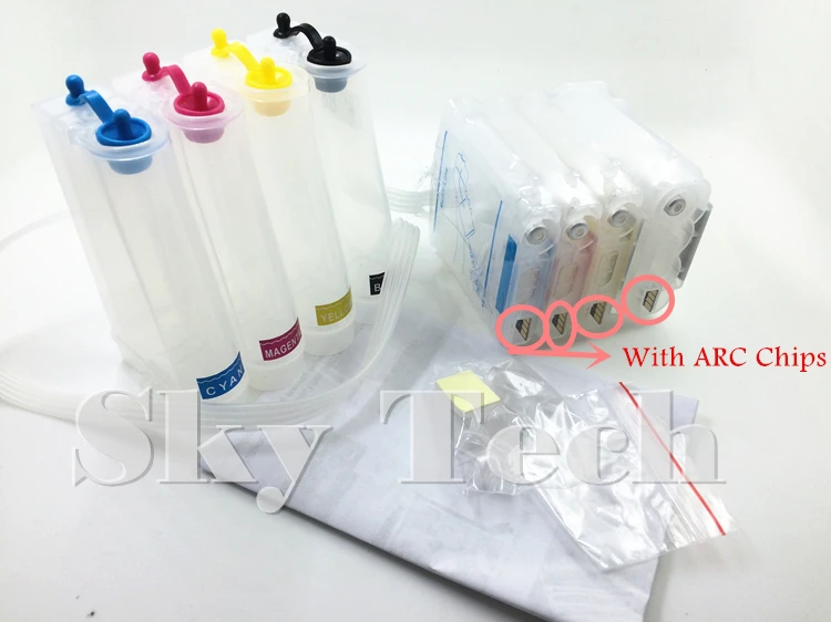 

Empty CISS Suit For HP 88 ( C9396A C9391A C9392A C9393A ) , Suit for HP K550 K5400 K8600 L7580 L7590 ,with ARC Chips